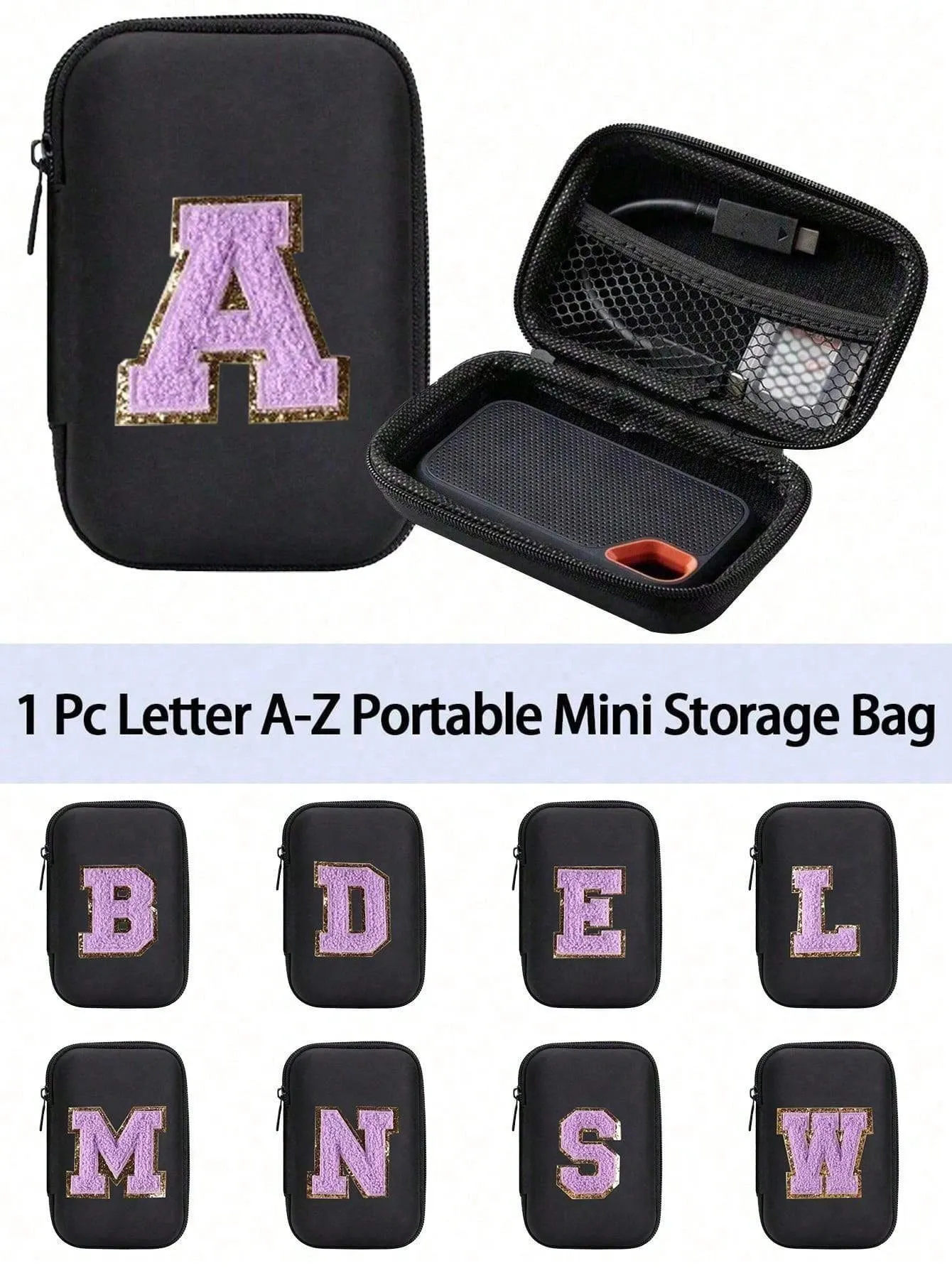 BagForLove - Mini Wallet Storage Case with Cable Organizer