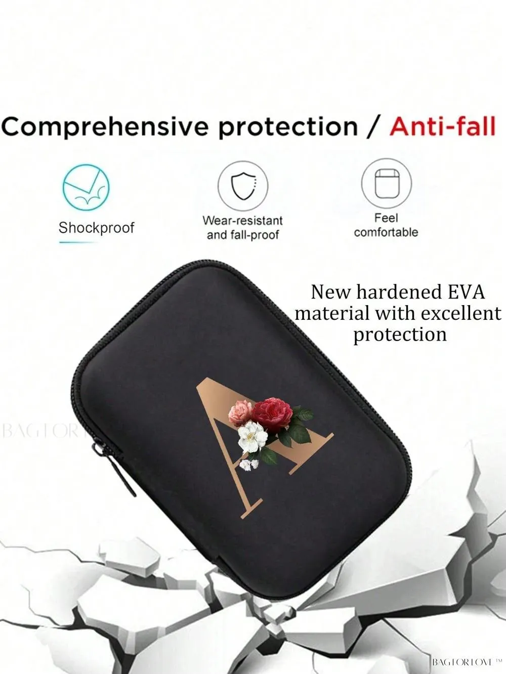 BagForLove - Mini Wallet Storage Case with Cable Organizer