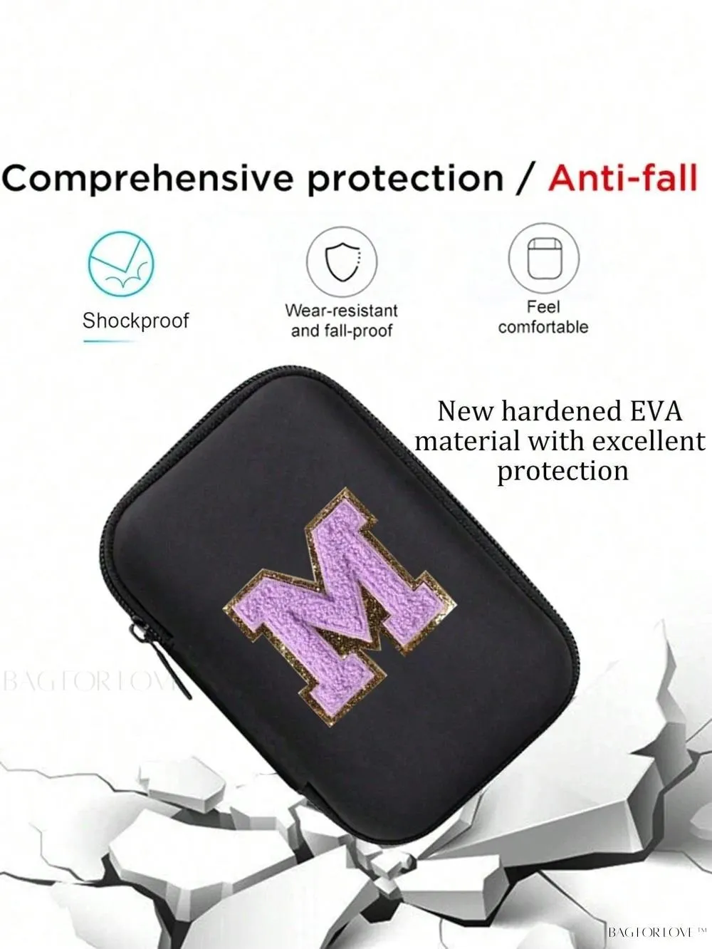 BagForLove - Mini Wallet Storage Case with Cable Organizer