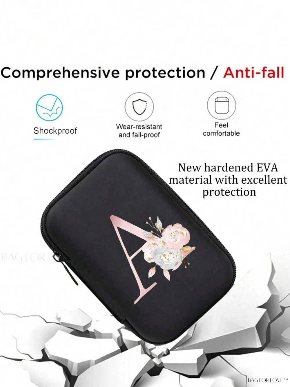 BagForLove - Mini Wallet Storage Case with Cable Organizer