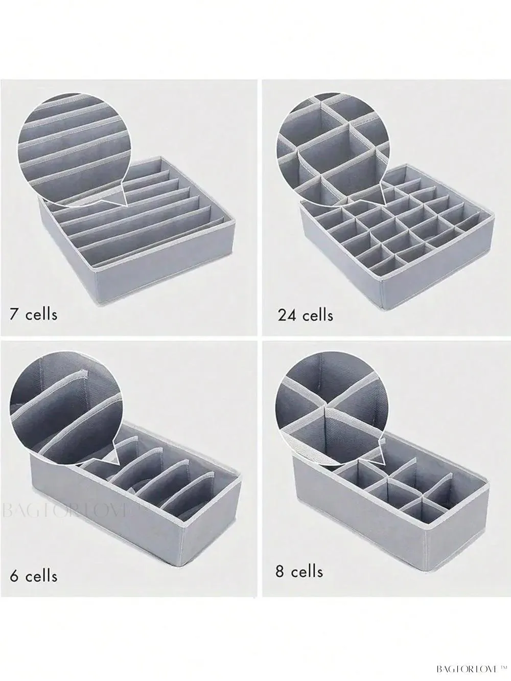 BagForLove - Perfectly Packed Undergarment Storage and Divider