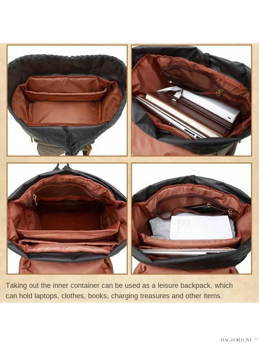 BagForLove - Water-Resistant Travel Bag for Large Camera Gear