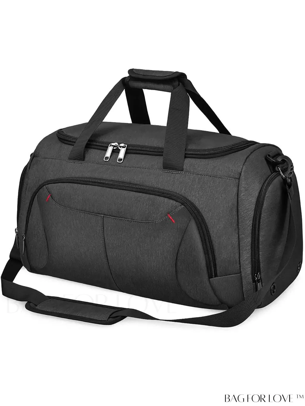 BagForLove - Waterproof Sports Travel Duffle Bag with Shoe Compartment - 40L Capacity - Men & Women
