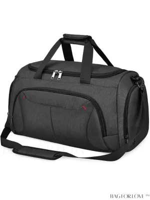 BagForLove - Waterproof Sports Travel Duffle Bag with Shoe Compartment - 40L Capacity - Men & Women