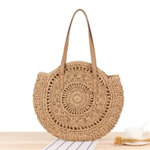 Bali-Inspired Large Handwoven Bohemian Boho Bag - Tote Bags