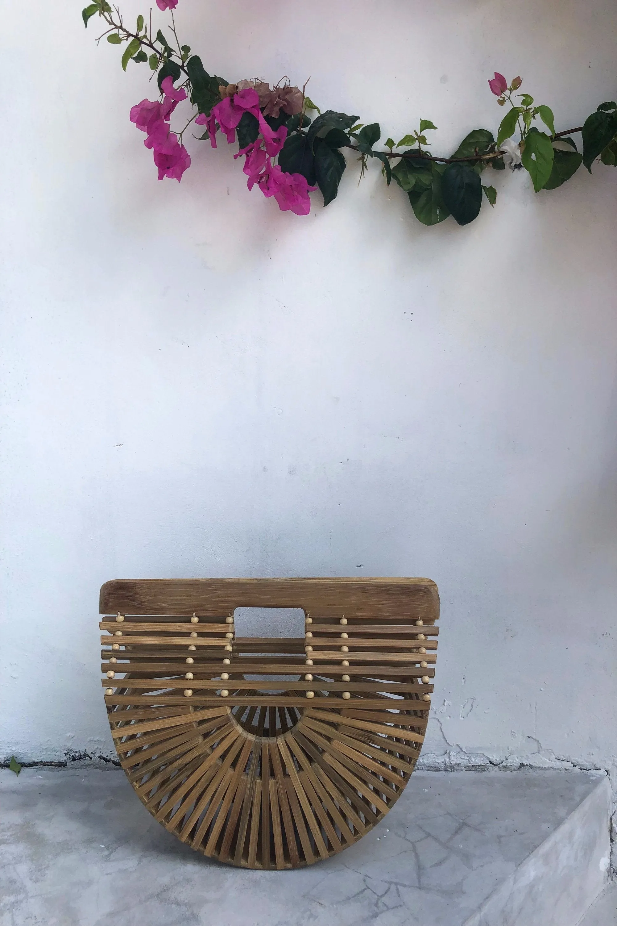 Bamboo Half Moon Ark Bag