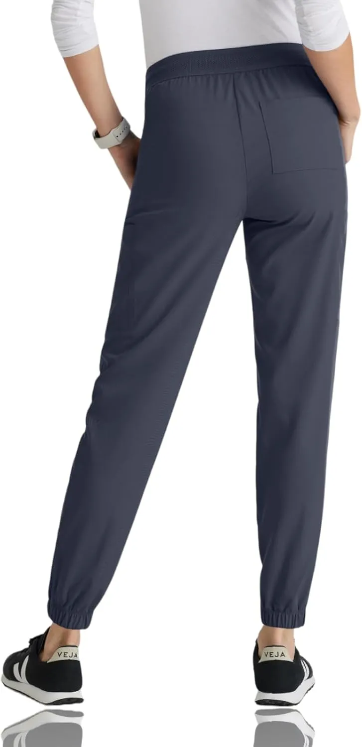 BARCO Grey's Anatomy Spandex Stretch Direct - Dash Scrub Jogger for Women, Elastic Waist Yoga Style Women's Scrub Pant