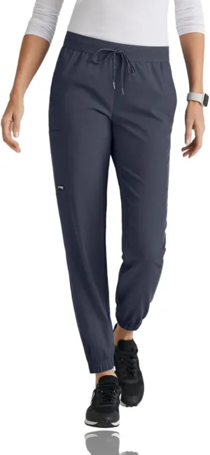 BARCO Grey's Anatomy Spandex Stretch Direct - Dash Scrub Jogger for Women, Elastic Waist Yoga Style Women's Scrub Pant