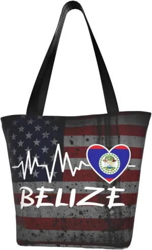 Belize Heartbeat Fashion Shoulder Bag Large Capacity For Man Or Woman