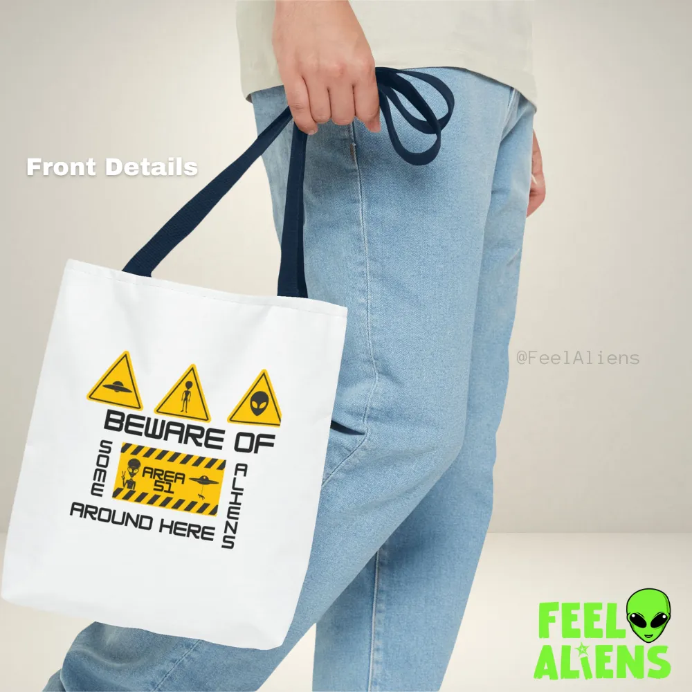 Beware of Alien - Tote Bag (AOP)