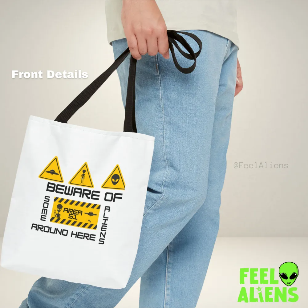 Beware of Alien - Tote Bag (AOP)