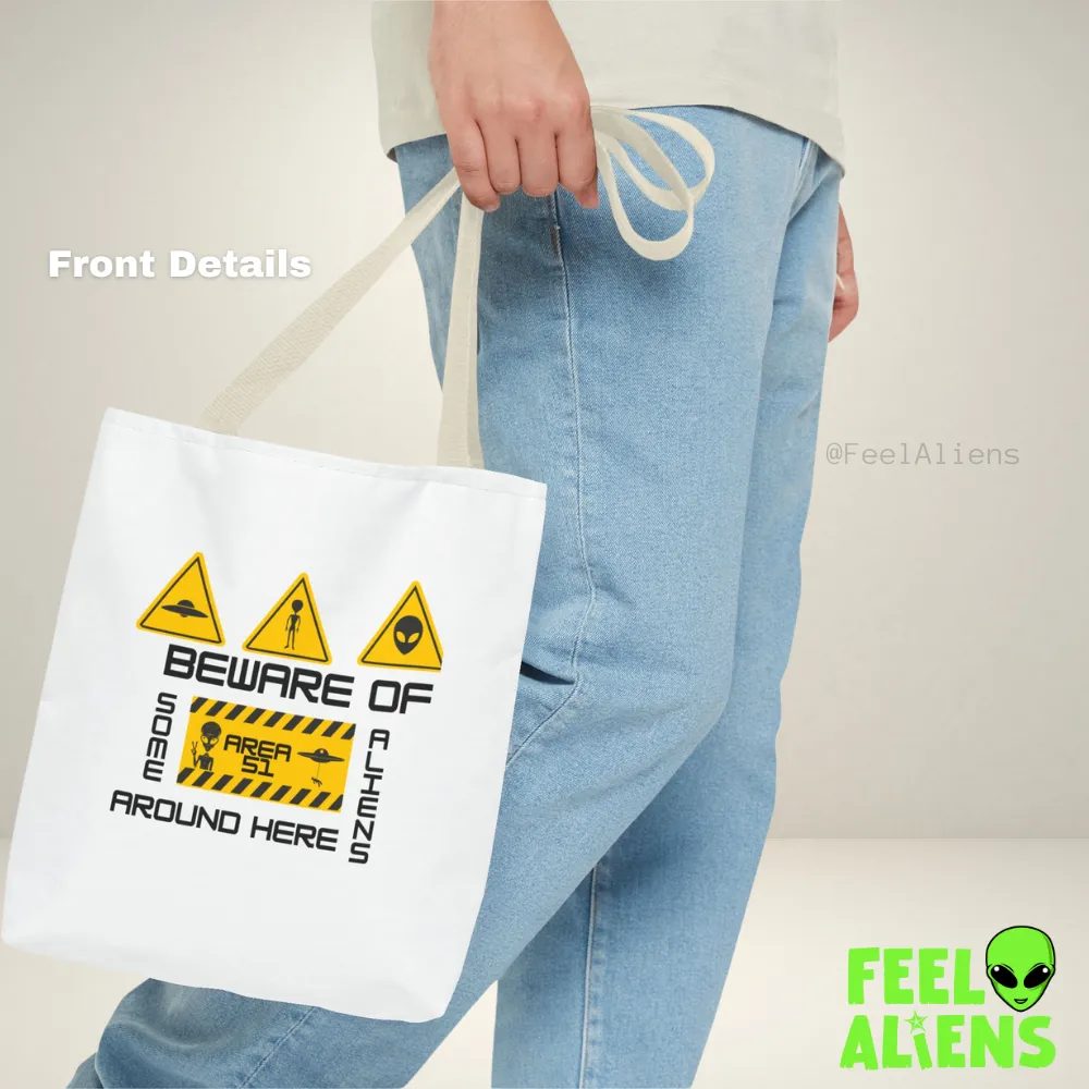 Beware of Alien - Tote Bag (AOP)