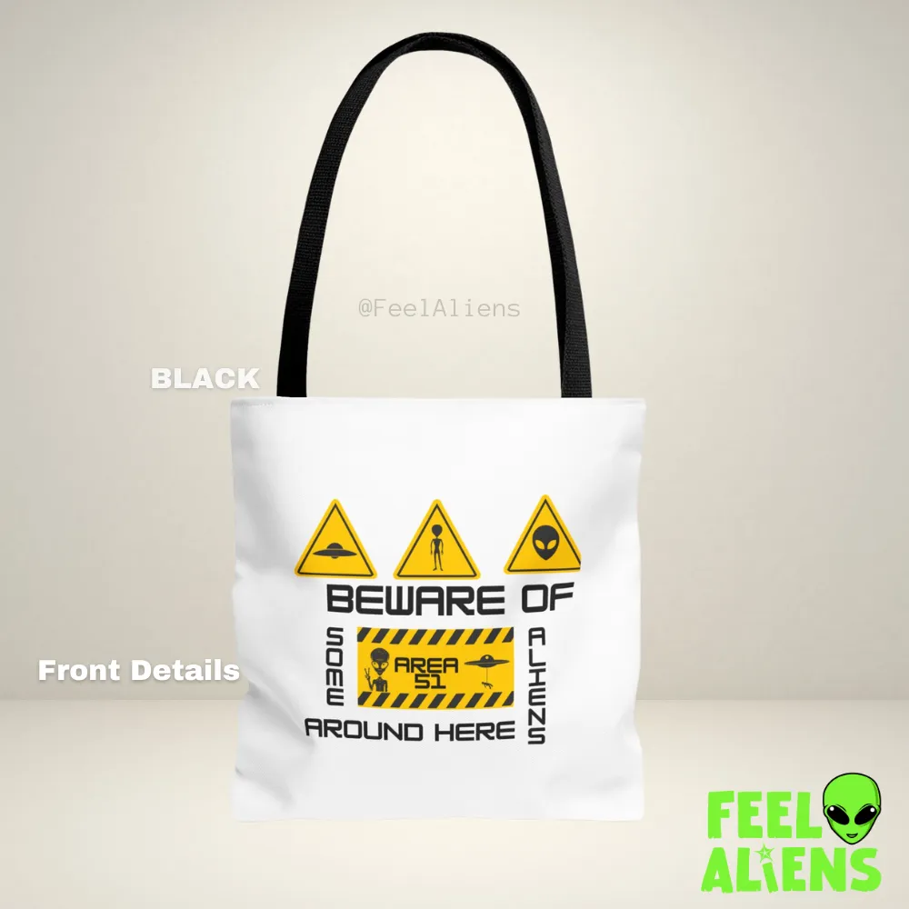 Beware of Alien - Tote Bag (AOP)