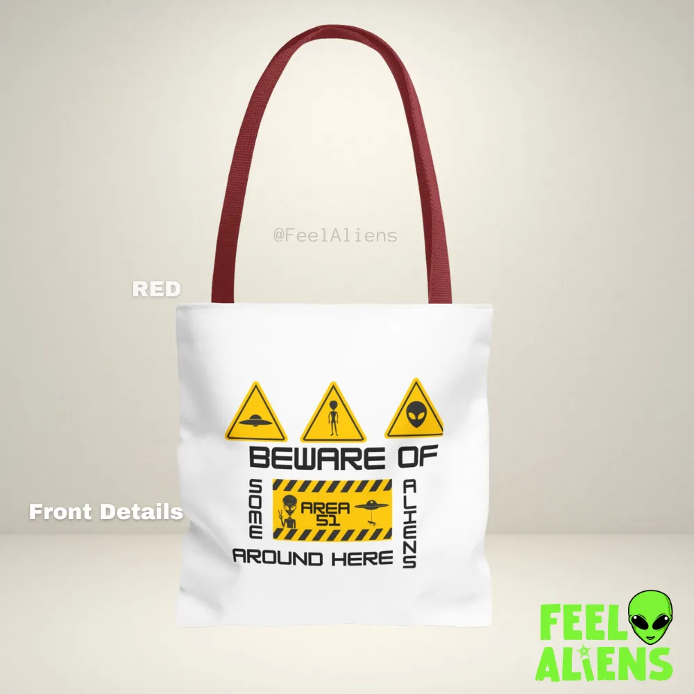 Beware of Alien - Tote Bag (AOP)