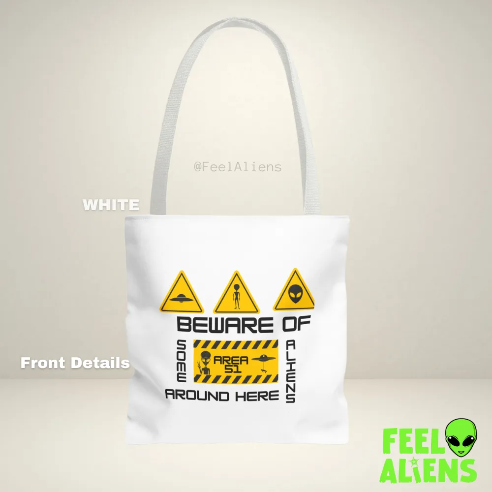 Beware of Alien - Tote Bag (AOP)