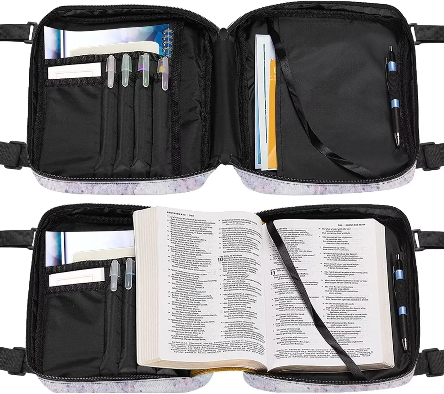 Bible Covers for Women Protective Lightweight Bible Book Case Church Bag Durable Waterproof