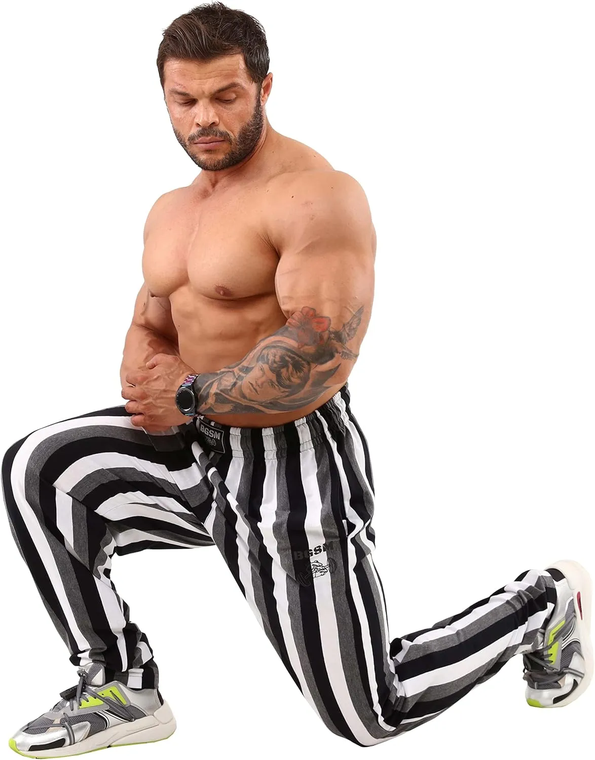 BIG SAM SPORTSWEAR COMPANY Men's Baggy Sweatpants with Pockets, Oldschool Loose Fit Gym Pants