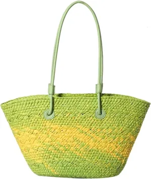 Big Straw Underarm Women Korean Fashion Summer Shoulder Bags Lady Travel Handbags