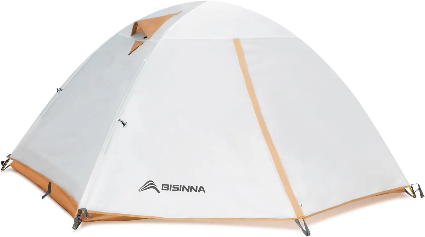 BISINNA 2 Person Camping Tent Lightweight Backpacking Tent Waterproof Windproof Two Doors Easy Setup Double Layer Outdoor Tents for Family Camping Hunting Hiking Mountaineering Travel