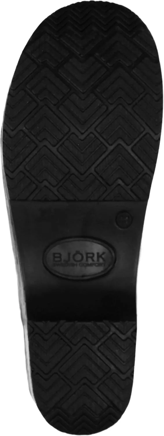 BJORK Swedish Comfort Women's Professional Leather Clogs