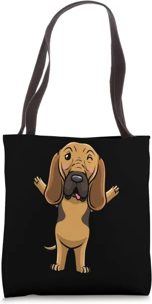 Bloodhound Dog Design Tote Bag