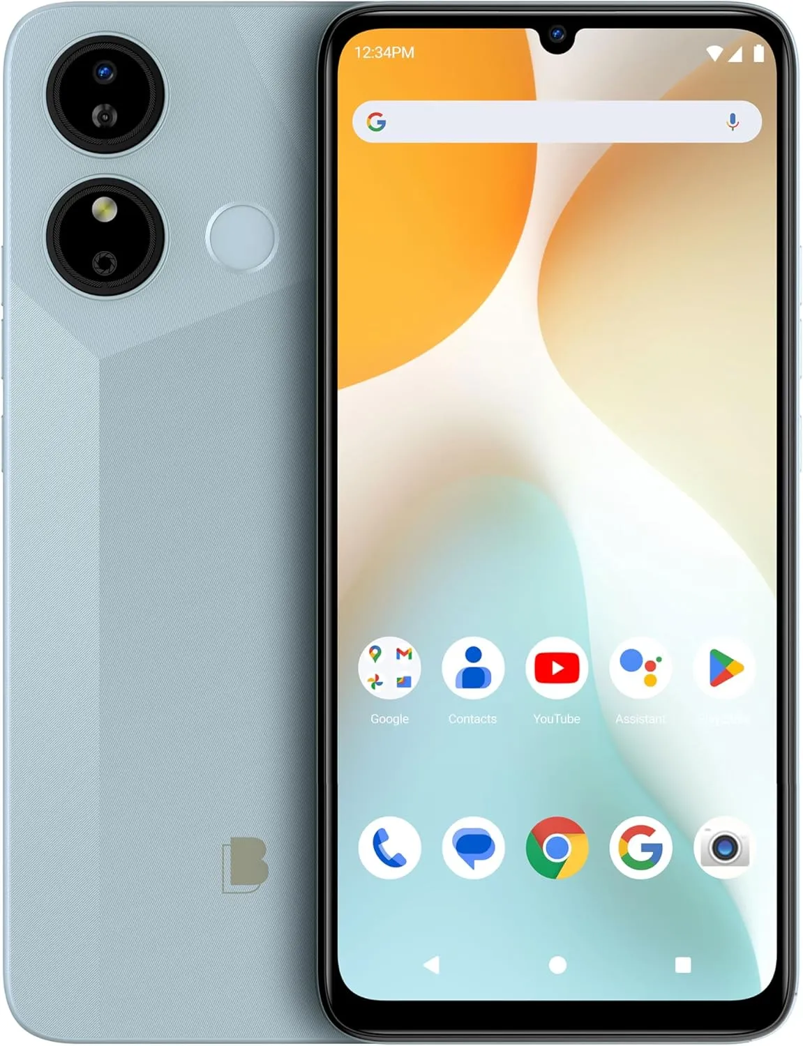 BLU G44 | 2024 | All-Day Battery | Unlocked | 6.8” HD  Infinity Display | 64GB | Triple 13MP Camera | US Warranty | Ice