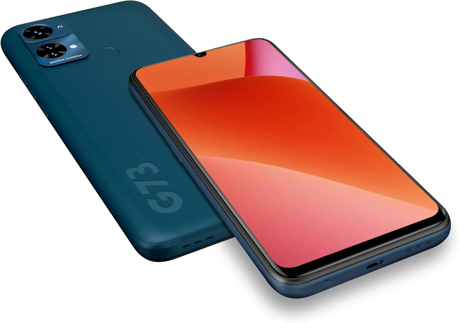 BLU G73 | 2023 | 3-Day Battery | Unlocked | 6.8” HD  Infinity Display | 128/6GB | Triple 50MP Camera | US Version | US Warranty | Blue