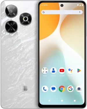 BLU G84 | 2024 | All-Day Battery | Unlocked | 6.8” FHD  Infinity Dot Display | 256GB | Triple 50MP Camera | NFC | US Version | US Warranty | White