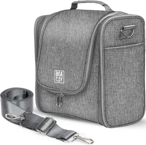 BOACAY Extra Large Hanging Travel Toiletry Bag for Women and Men, Makeup Bag, Bathroom & Shower Organizer Kit for Accessories, Cosmetics, Essentials