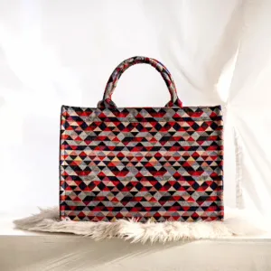 Boho Geo Weave - Geometric Triangle Pattern