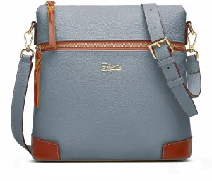 BOYATU Genuine Leather Crossbody Bag Women: Medium Leather Shoulder Purse - Trendy Handbag Travel Adjustable Strap