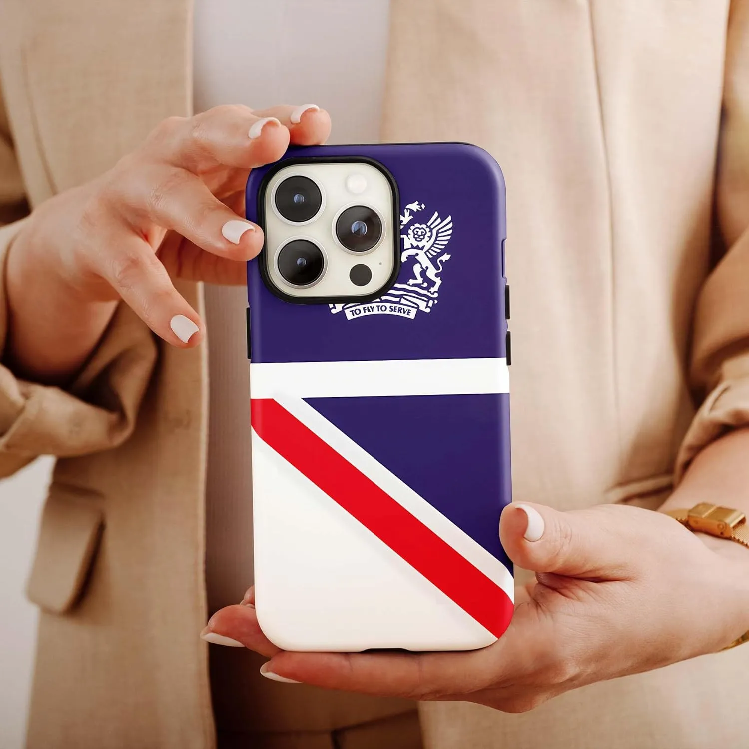 British Airways Landor Design - Phone - Custom Protective Phone Cases White