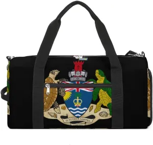 British Indian Ocean Territory Funny Gym Bag Travel Duffel Bags Carry On Weekender Overnight Bag for Women Men