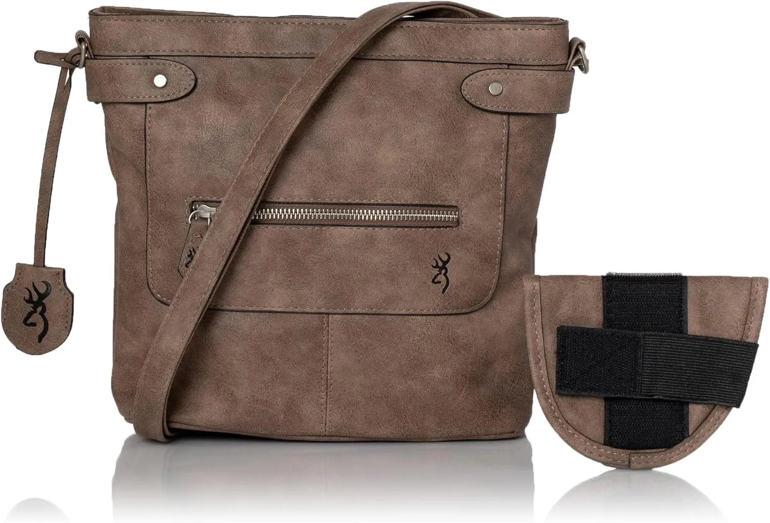 Browning Women's Concealed Carry Purse, Premium Holstered Handbag With Safety Locking Option