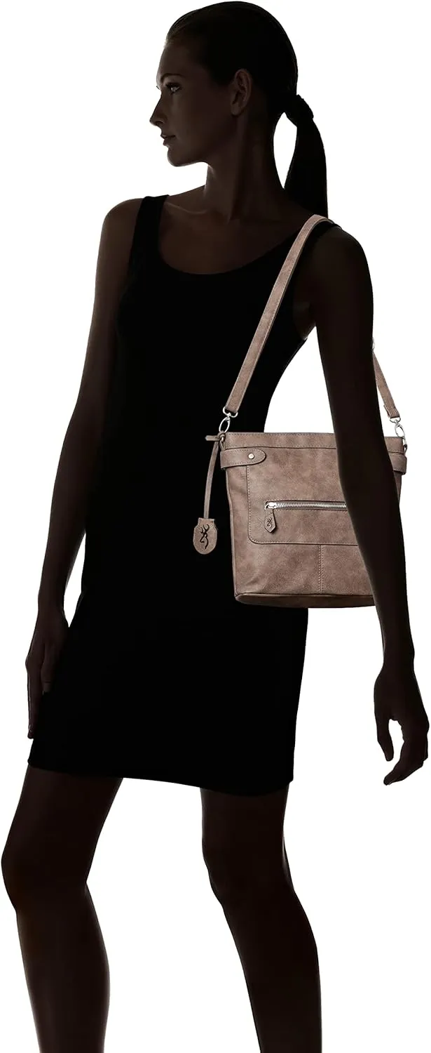 Browning Women's Concealed Carry Purse, Premium Holstered Handbag With Safety Locking Option
