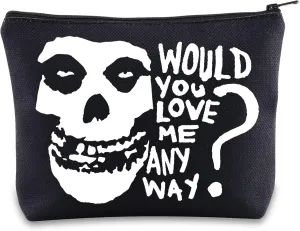 BWWKTOP Music Band Album Cosmetic Makeup Bag Song Lyrics Gift Would You Love Me Anyway Makeup Zipper Pouch Bag Singer Merchandise (Would you love)