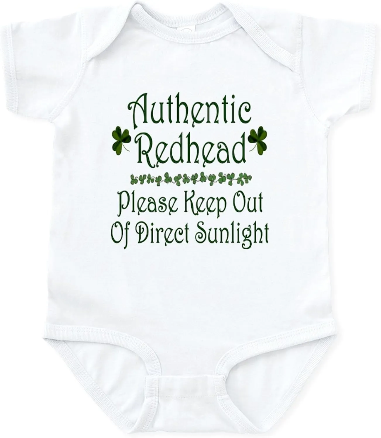 CafePress Authentic Redhead Infant Bodysuit Cute Infant Bodysuit Baby Romper