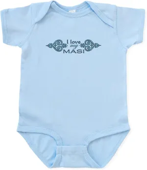 CafePress Blue Mendhi MASI Infant Bodysuit Cute Infant Bodysuit Baby Romper