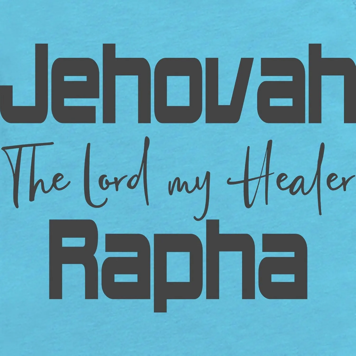 CafePress Christian Design Jehovah Rapha, The Lo Body Suit Cute Infant Bodysuit Baby Romper Dark