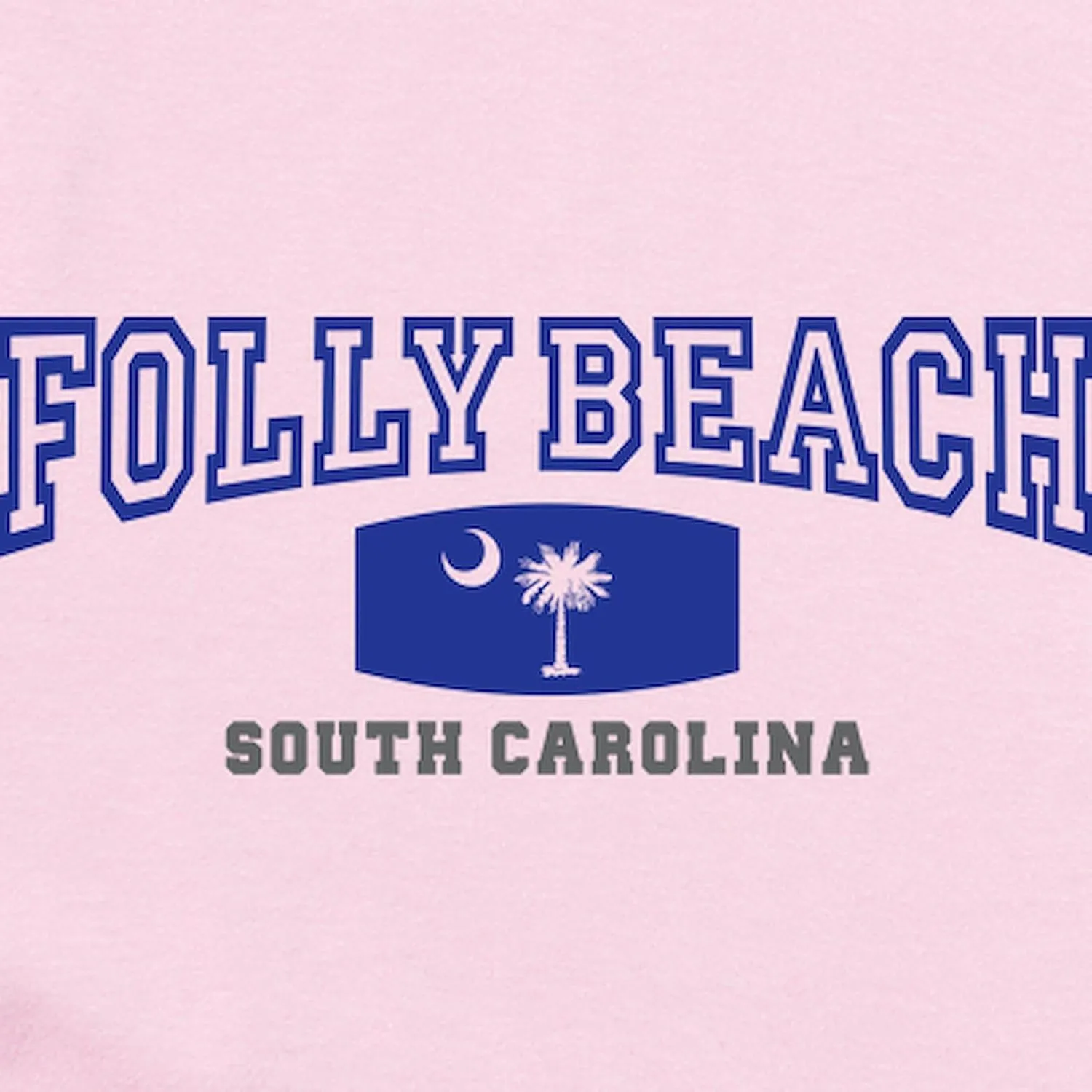 CafePress Folly Beach South Carolina, SC, Palmetto State FLA Cute Infant Bodysuit Baby Romper