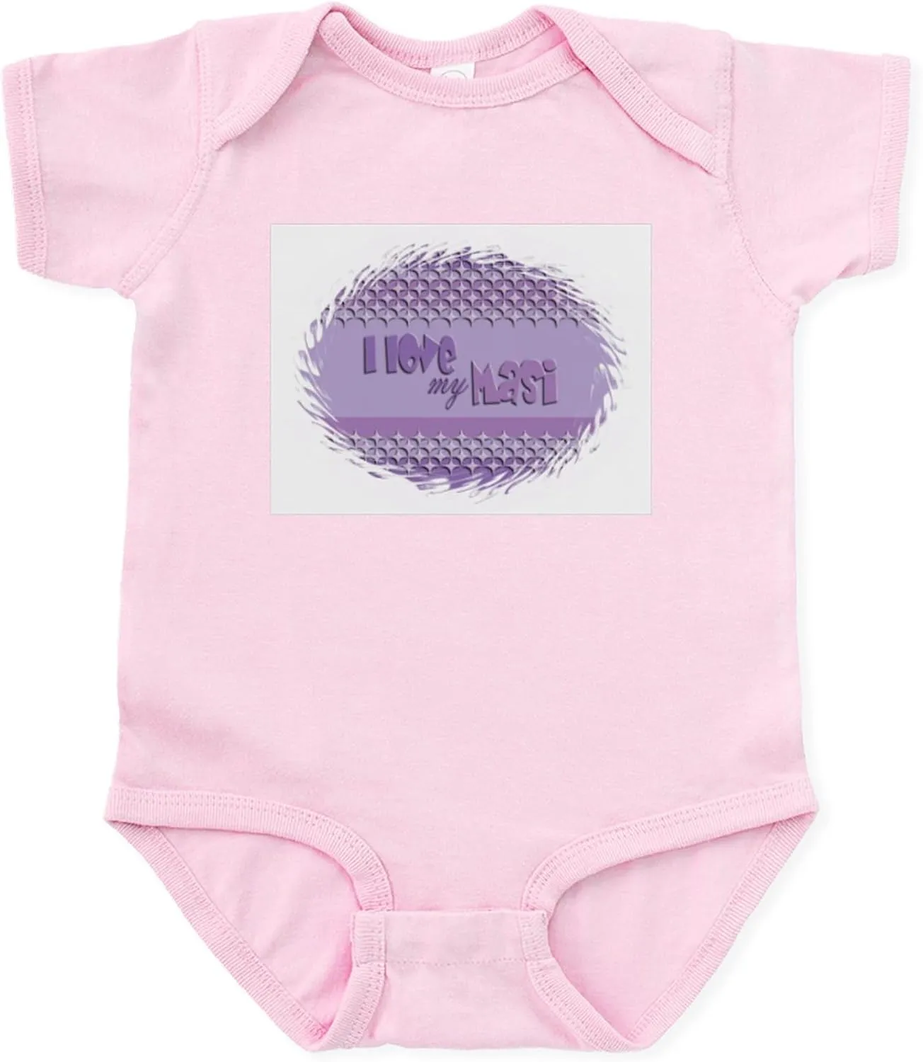 CafePress Purple MASI Infant Bodysuit Cute Infant Bodysuit Baby Romper