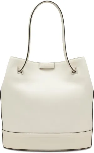 Calvin Klein Ash Tote Bag – North/South, Vegan Leather, 2 Pockets