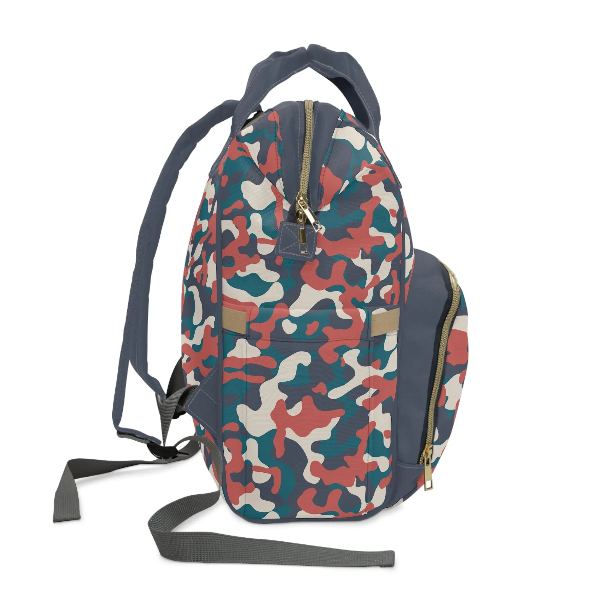 Camouflage Diaper Backpack - Durable Nylon Camo Baby Bag for Outdoorsy Parents, Spacious & Multifunctional Camo Diaper Backpack