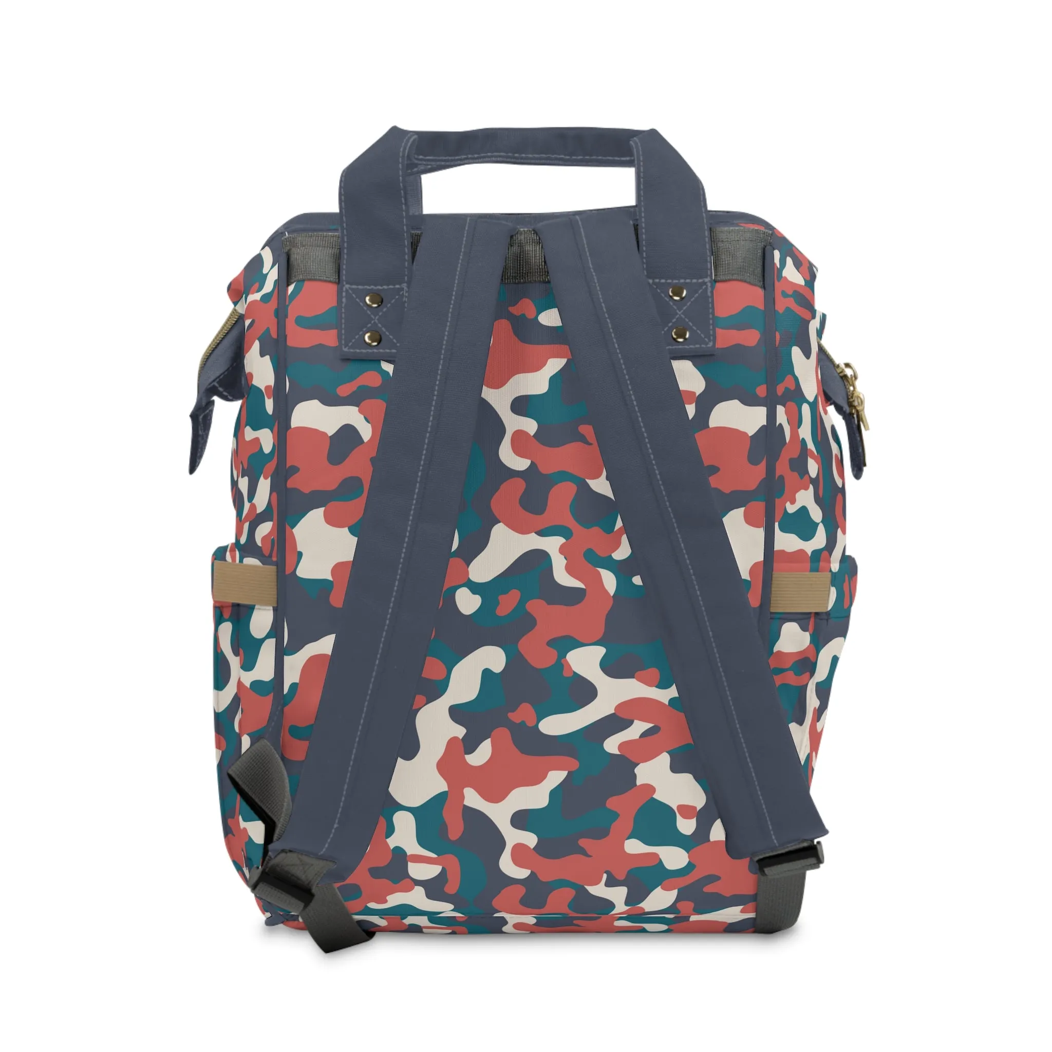 Camouflage Diaper Backpack - Durable Nylon Camo Baby Bag for Outdoorsy Parents, Spacious & Multifunctional Camo Diaper Backpack