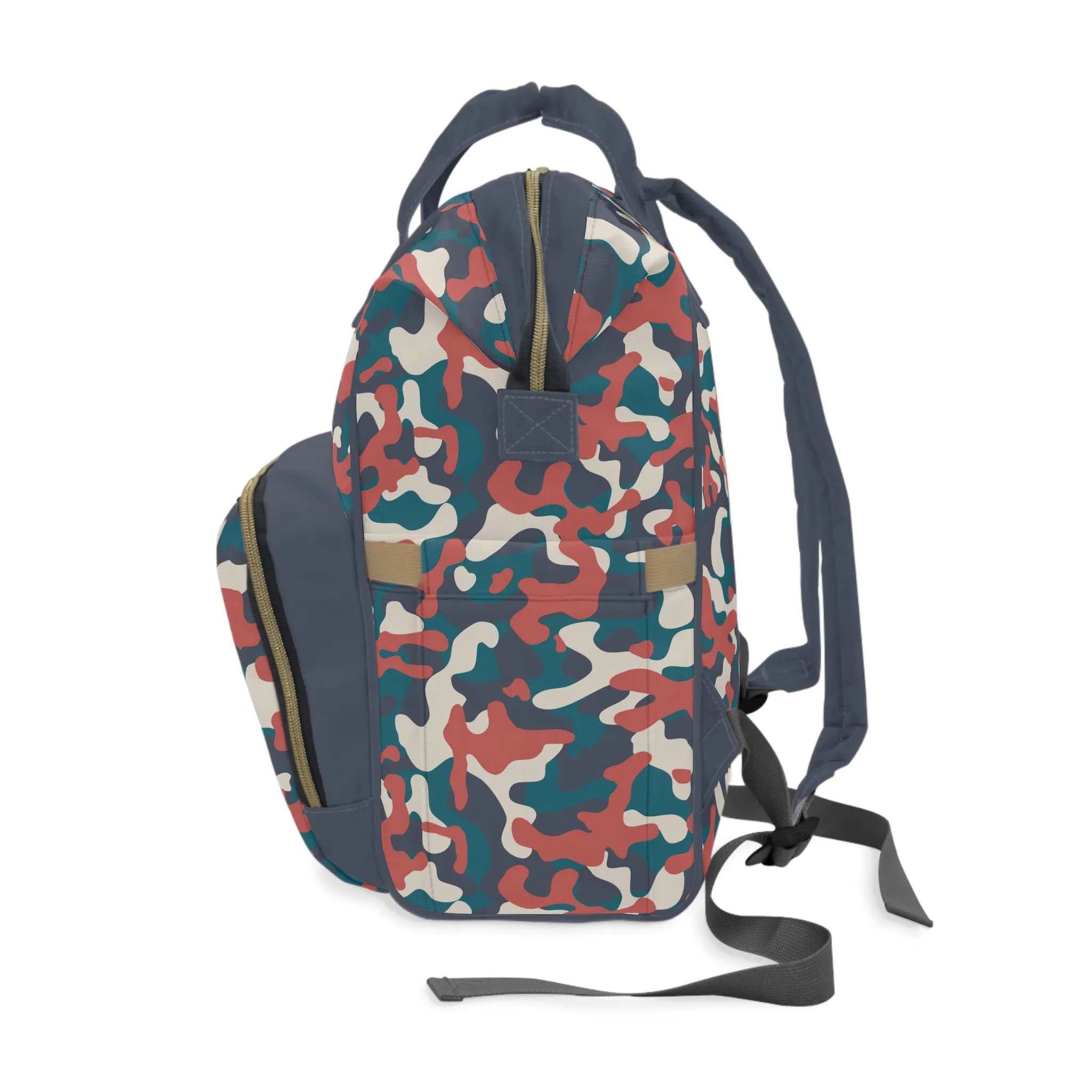 Camouflage Diaper Backpack - Durable Nylon Camo Baby Bag for Outdoorsy Parents, Spacious & Multifunctional Camo Diaper Backpack