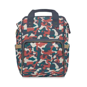 Camouflage Diaper Backpack - Durable Nylon Camo Baby Bag for Outdoorsy Parents, Spacious & Multifunctional Camo Diaper Backpack