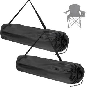 Camping Chair Replacement Bag for Coleman Portable Folding Chair Carry Bag with Shoulder Strap, Protective Carrying Chair Bag for Travel Outdoor Camping Sports (Chair is Not Included)- 2 Pack