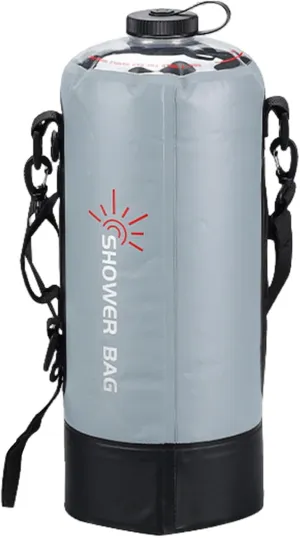 Camping Shower Bag, Solar Camping Shower, Travel Shower Bag, Hiking Shower Bag, Portable Outdoor Shower, Camping Shower for Hiking, Camping shower bag with large capacity and solar heating feature