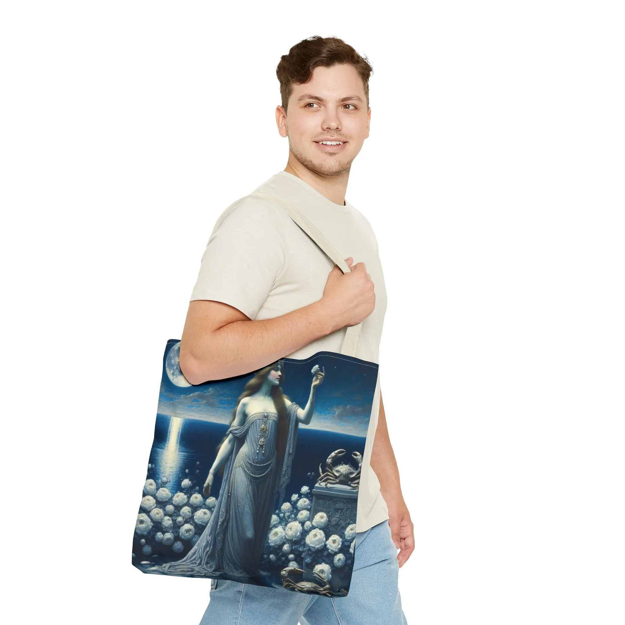 CANCER Tote Bag with Custom Name