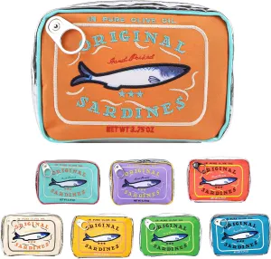 Canned Sardines Makeup Bag, Canned Sardines Style Toiletry Bag Cute Travel Bag Creative Cute Makeup Bag Aesthetic Toiletry Bag for Women